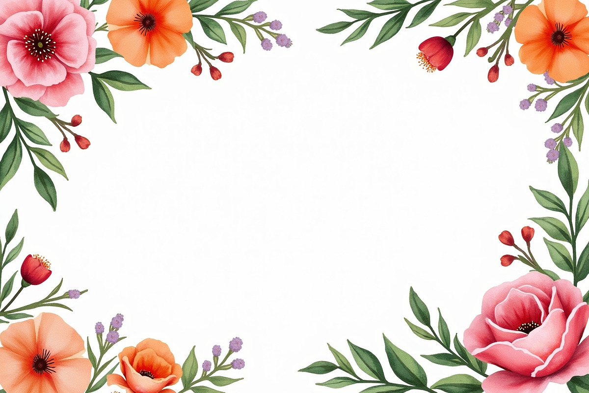 Elegant Floral Corner Frame Clipart, an Illustration by BIPLOB EXPERT (Photo 6 of 14)