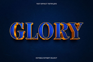 Glory Text Effect, a Layer Style Add-On by dokudokunomi