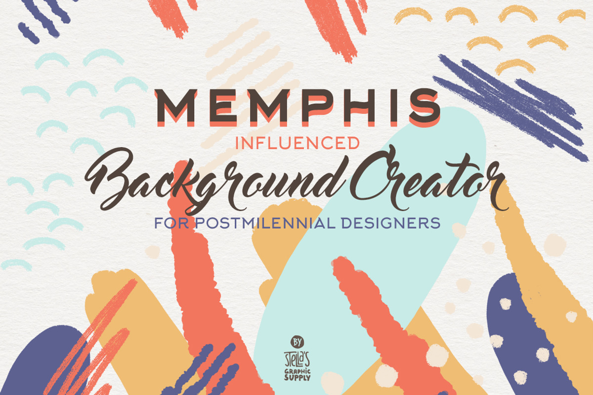 Memphis Background Creator, a Background Graphic by Stella's Graphic Supply (Photo 1 of 8)