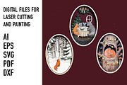 Woodland Shadow Box SVG Bundle, an Object Graphic by HelloWood (Thumbnail 1 of 4)