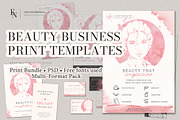 Beauty Branding PSD Template Set, a Branding & Logo Template by Elena Naumchenkova (Thumbnail 1 of 4)