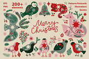 Christmas vector. Patterns, graphic, an Object Graphic by anna khramtsova (Thumbnail 1 of 20)