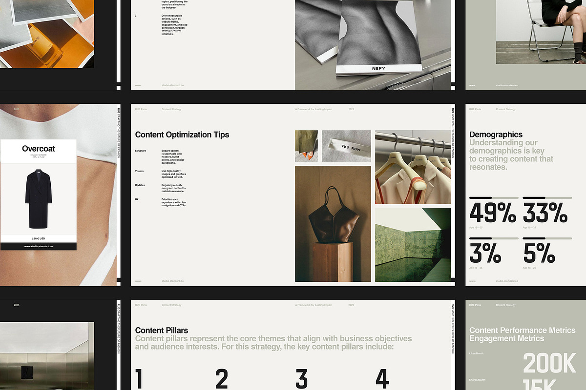 RUE | Content Strategy, a Presentation Template by Studio Standard (Photo 3 of 8)