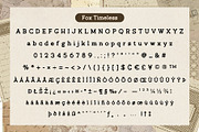 Fox Timeless 5 Font Styles, a Slab Serif Font by Fox7 By Rattana (Thumbnail 11 of 15)