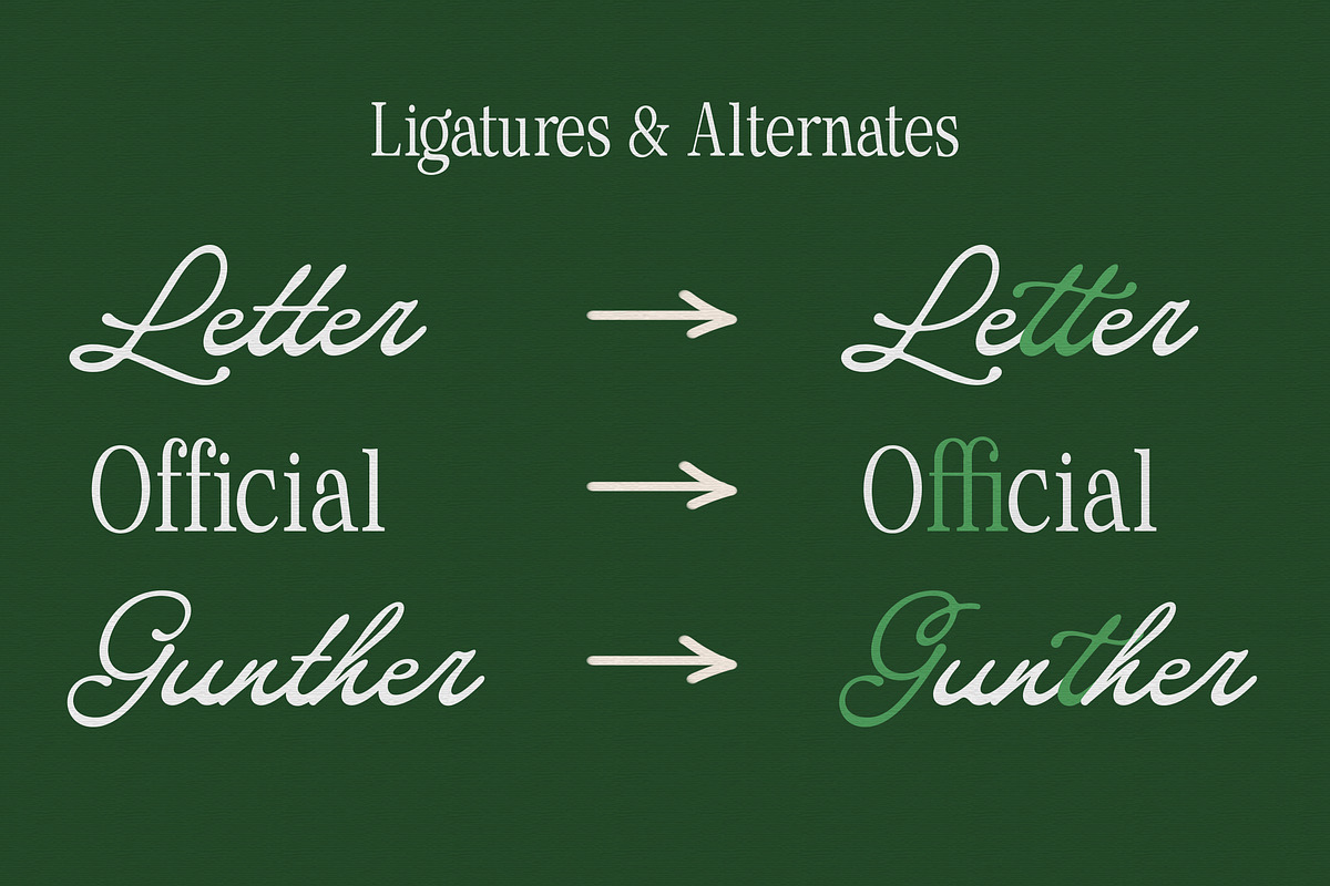 Special Handmade | Font Duo, a Script Font by Letter Fresh (Photo 11 of 13)