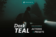 Dark Teal - Actions and Presets, an Action Add-On by Hydrozi Presets (Thumbnail 1 of 8)