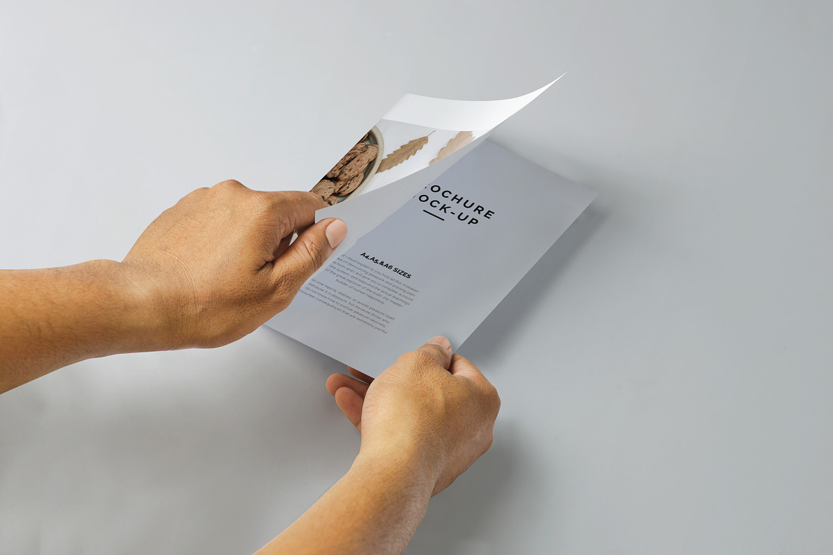Bi-Fold A4 Brochure Mock-up, a Print Template by Mockstore (Photo 8 of 11)