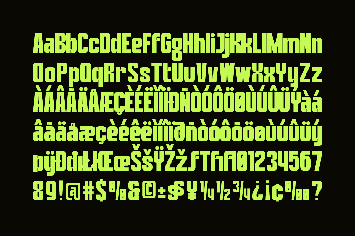 Bagile - Sports Condensed Font, a Sans Serif Font by Pandeka Studio (Photo 9 of 9)