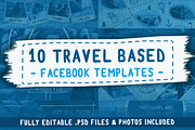 Travel Based PSD Facebook Templates, a Social Media Template by Brandspark (Thumbnail 1 of 6)