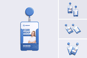 Id Card Holder Mockup