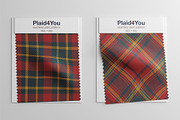 #54 Christmas Pattern Plaids, a Pattern Graphic by Plaid4You (Thumbnail 3 of 8)