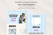 Canva Social Media Manager Portfolio, a Landing Page Template by GlamWebDesigns (Thumbnail 3 of 8)