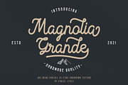 Magnolia Grande with Include Icons, a Script Font by HanzelSpace Studio (Thumbnail 1 of 7)