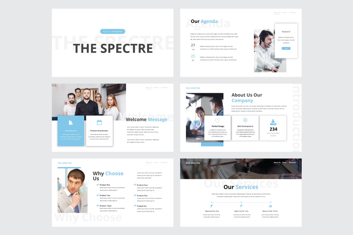 THE SPECTRE - Powerpoint Template, a Presentation Template by Shafura (Photo 2 of 6)