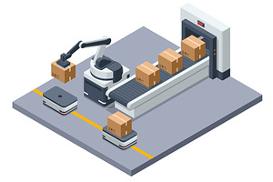 An isometric illustration of a smart, an Illustration by Golden Sikorka