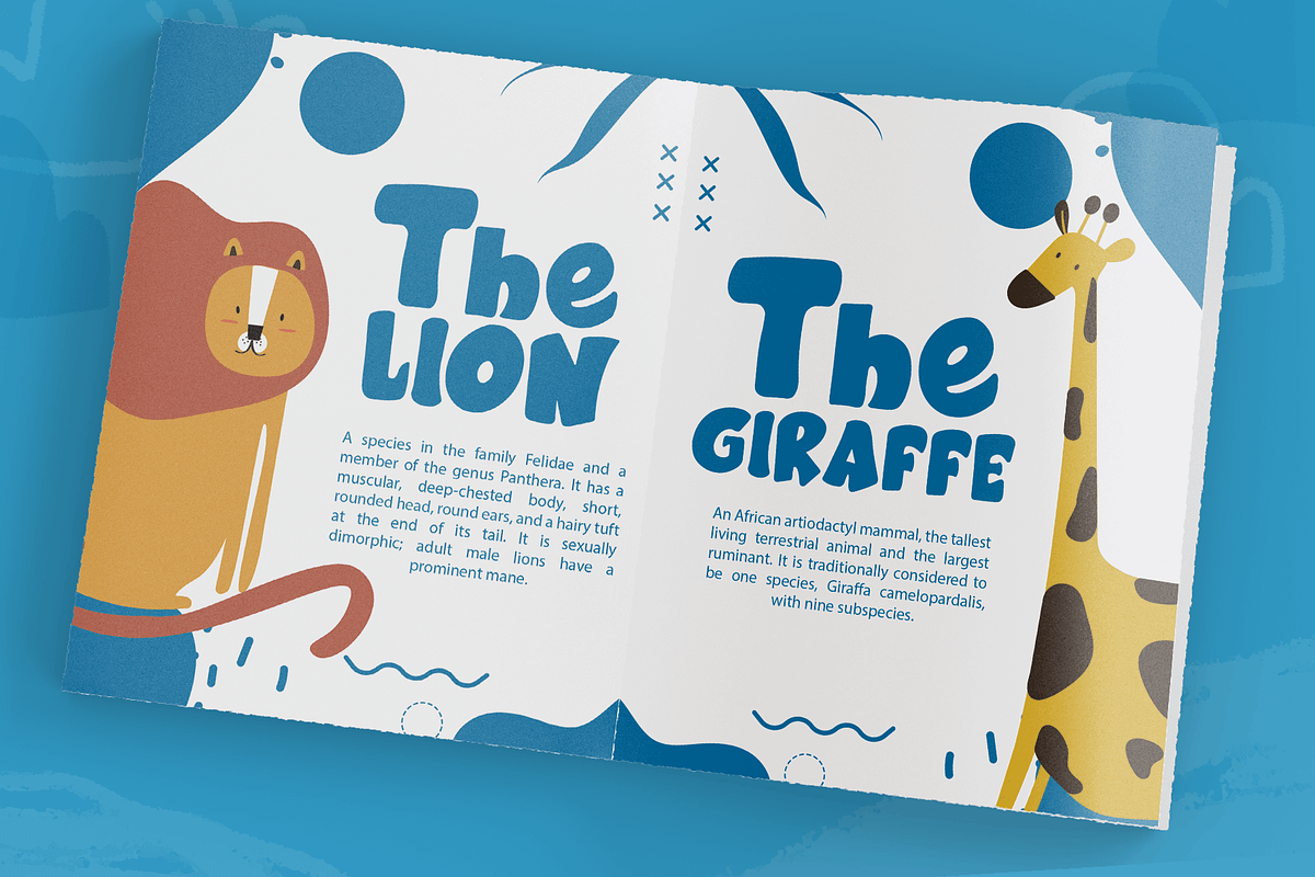 Cartoon Cookies - Modern Display, a Sans Serif Font by overlaytemplates (Photo 3 of 5)