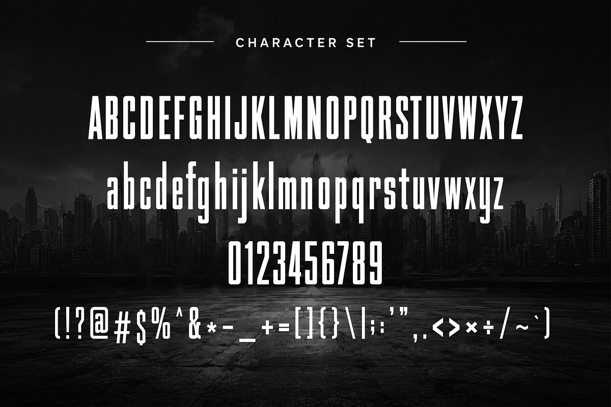 Horizon - Bold Condensed Display, a Sans Serif Font by overlaytemplates (Photo 4 of 5)