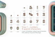 Rounded & Matte - 3D Lettering, a Graphic by MIIM (Thumbnail 7 of 8)