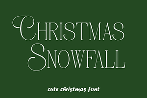 Christmas Snowfall