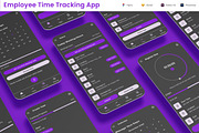 Employee Time Tracking & Staff App, an App Template by nagaredesignstudio (Thumbnail 1 of 2)