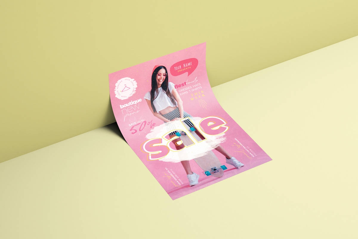 Fashion Sale Flyer Template, a Flyer Template by Touringxx Creative Studio (Photo 3 of 3)