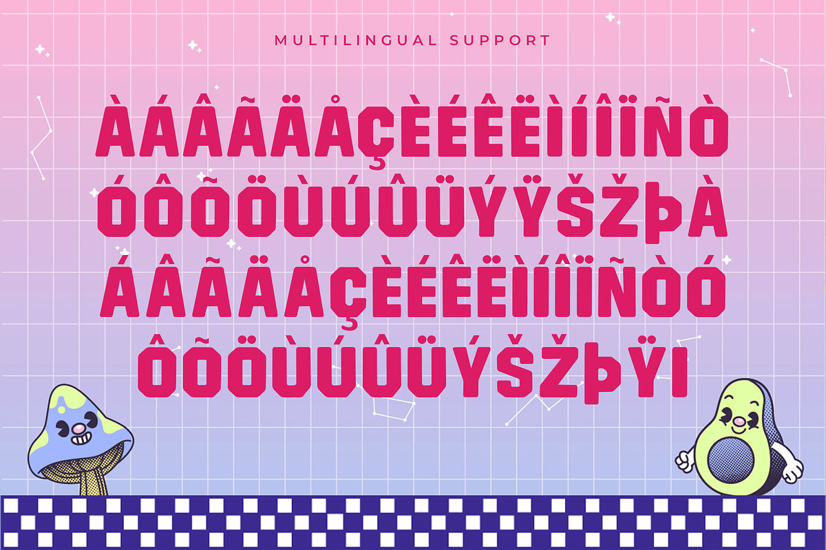 Deepfried – Modern Display Font, a Sans Serif Font by overlaytemplates (Photo 5 of 5)