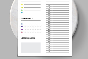 Daily & Monthly Planner Design