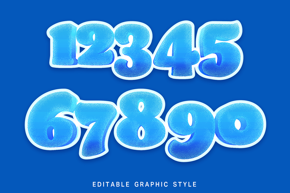 Glacier Ice 3D Text Effect preview 2