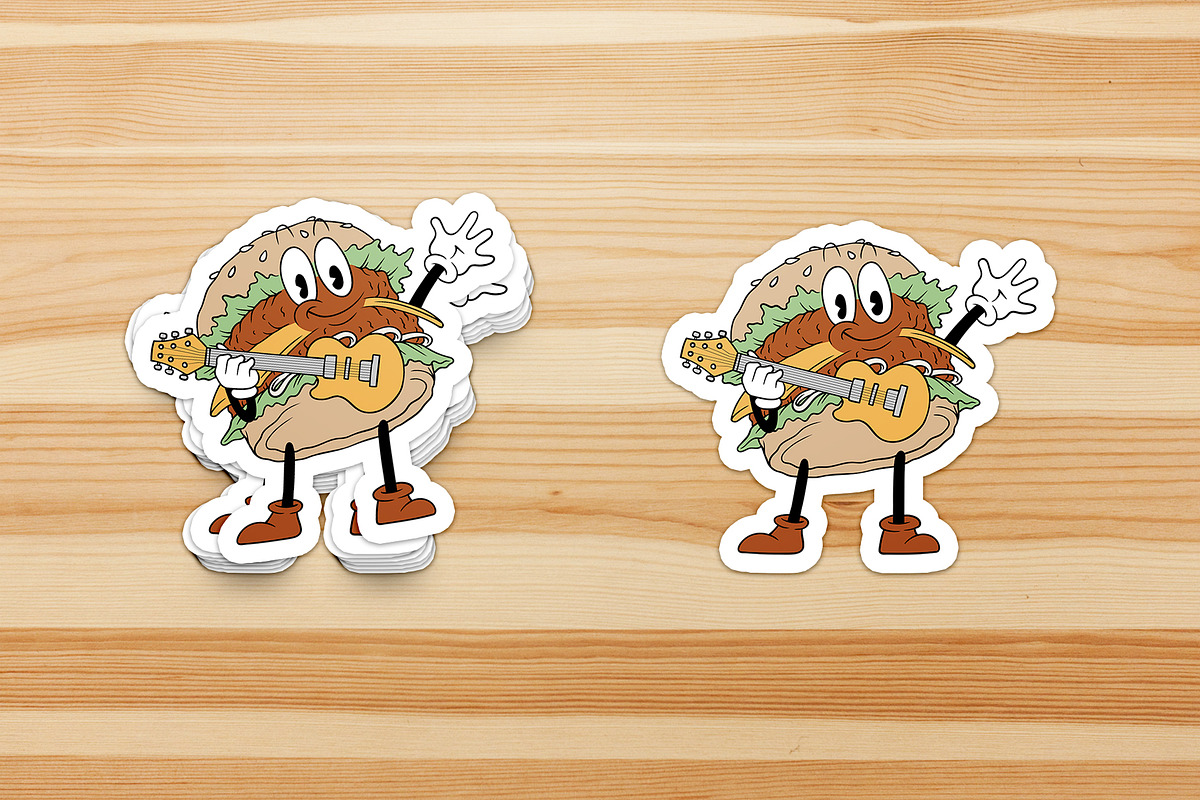Pizza, Burger, and French Fries, a Branding & Logo Template by Judsart (Photo 3 of 3)