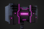 Cyberpunk Hammer, an Object 3D Model by Midgardians (Thumbnail 4 of 10)