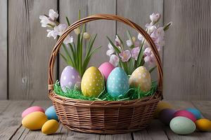 Holidays easter eggs stock photo, a Holiday Photo by ComfortQ