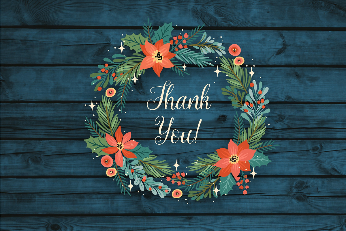Merry Christmas! Vector collection, a Decorative Illustration by Nadia Grapes (Photo 11 of 11)