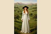 Enchanting Orchard Maiden Portraits, a Person Illustration by StockVerse Creative (Thumbnail 4 of 4)
