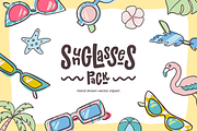 Sunglasses Vector Summer Pack, an Illustration by Castula (Thumbnail 1 of 17)