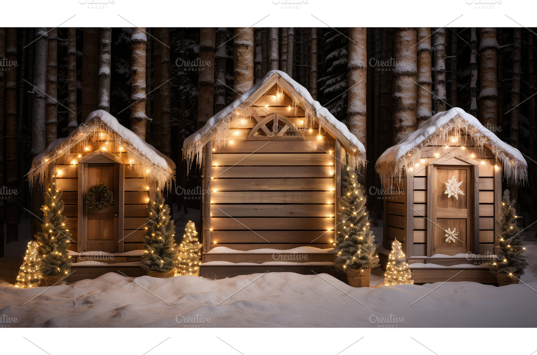 rustic holiday wood background ai, a Holiday Photo by pikepicture