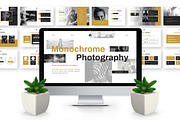 Monochrome Photography - Photo PPT, a Presentation Template by Deepslide Studio (Thumbnail 3 of 6)