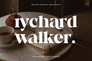 Rychard Walker | Modern Serif Font, a Serif Font by Pentagonistudio (Thumbnail 1 of 12)