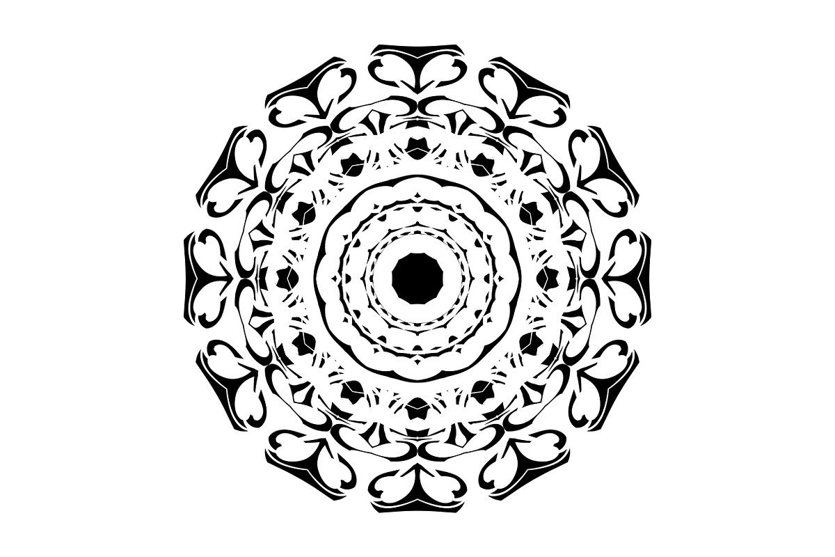 Handcrafted Mandala Design Pack, a Pattern Graphic by NJ Himel (Photo 15 of 30)