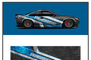 Dynamic Car Wrap Design, an Object Illustration by CarWrap design (Thumbnail 2 of 3)