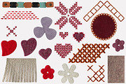 Leather and Stitching: Collage Kit., an Object Graphic by TaPilipa (Thumbnail 10 of 15)