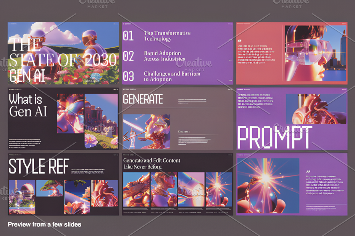 Gen AI Presentation Keynote, a Presentation Template by Ink Gallery (Photo 4 of 4)