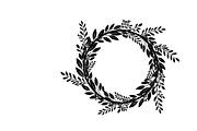 Elegant floral wreath silhouette, an Illustration by Amazin_art (Thumbnail 7 of 41)