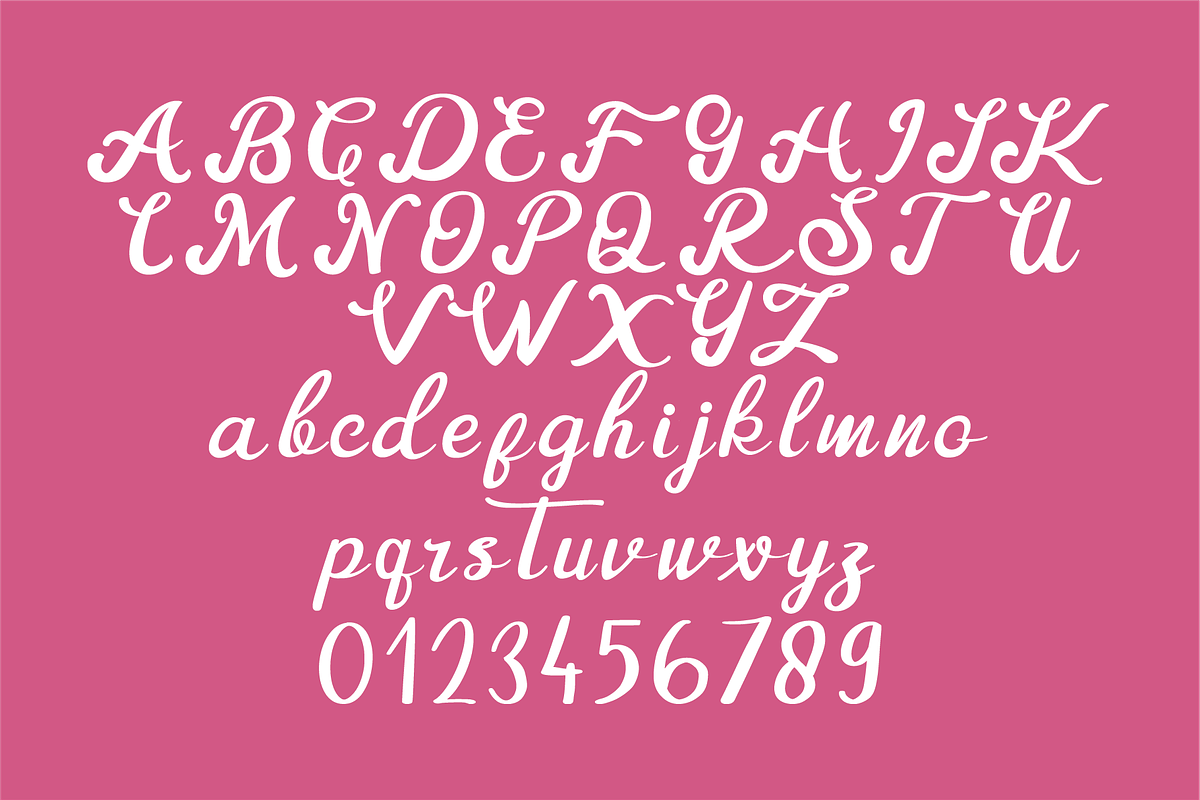 Blissara a Script Font, a Script Font by Berdansabersama (Photo 2 of 9)