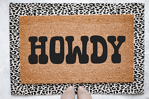 Howdy Honey Retro Western Font