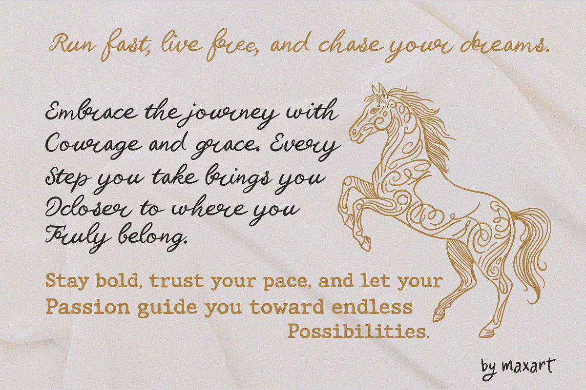 Whimsical Handwritten serif Fonts, a Handwritten Font by MaxArt Foundry (Photo 8 of 13)