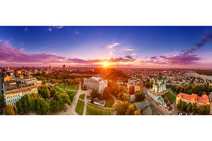 Panoramic view of Kyiv, an Architecture Photo by Nature and travel