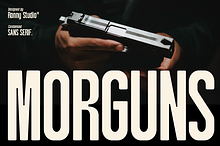 Morguns Bold & Condensed Sans Serif