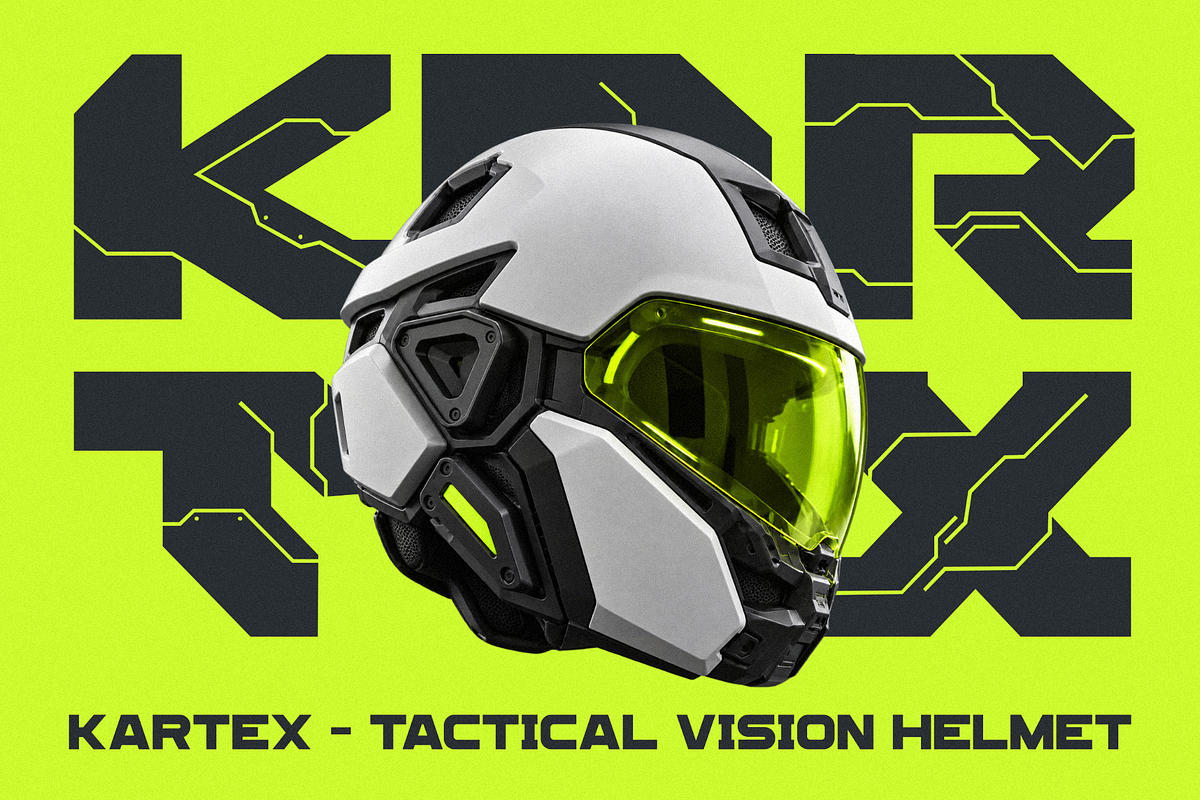 Fracto - Futuristic Display Font, a Sans Serif Font by figuree studio (Photo 8 of 10)