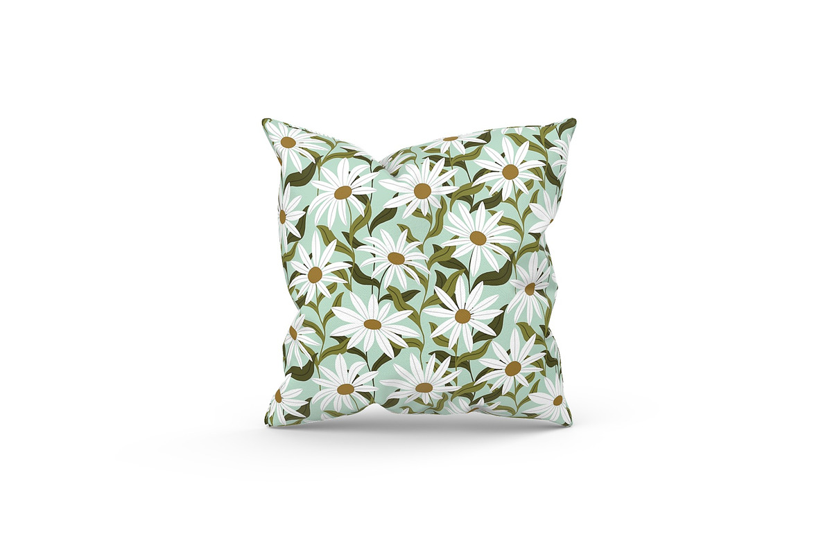 Daisy Flowers Repeat Vector Pattern, a Pattern Graphic by K McCormack Designs (Photo 4 of 4)