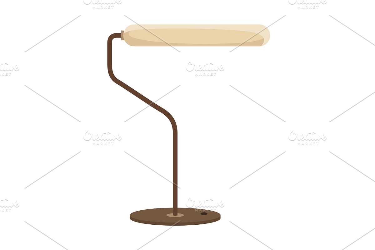 Illustration of table lamp isolated, a Finance Illustration by the8monkey
